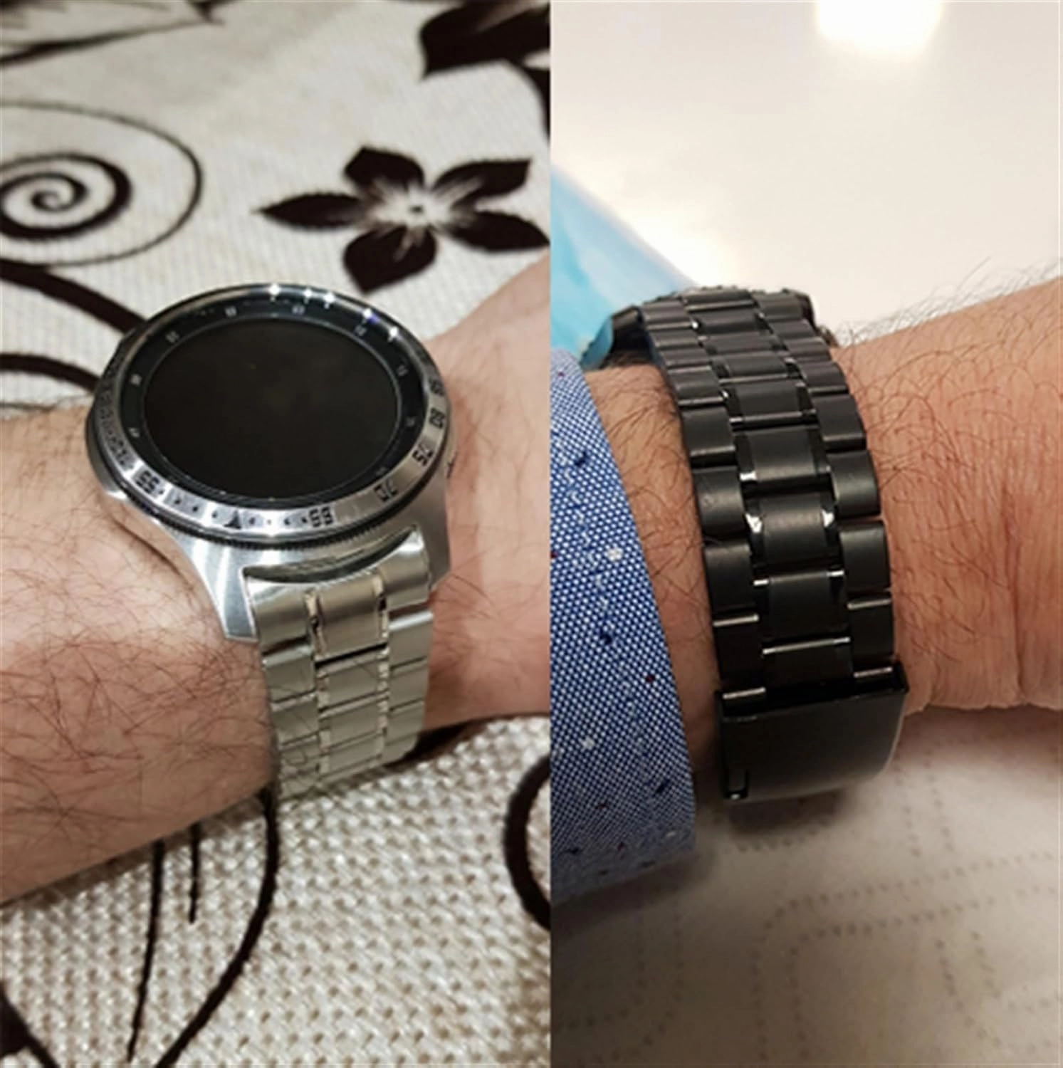 Stainless Steel Watch Band 22mm Metal Bracelet for Smart Watch Quartz Watch 20mm Bracelet Silver Quick Release Men Women Watch Accessories