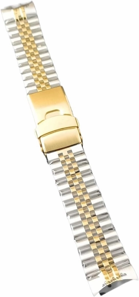 Stainless Steel Watch Band 22mm Replacement Watch Band Length Adjustable Unisex Replacement Bracelet Watch Accessories