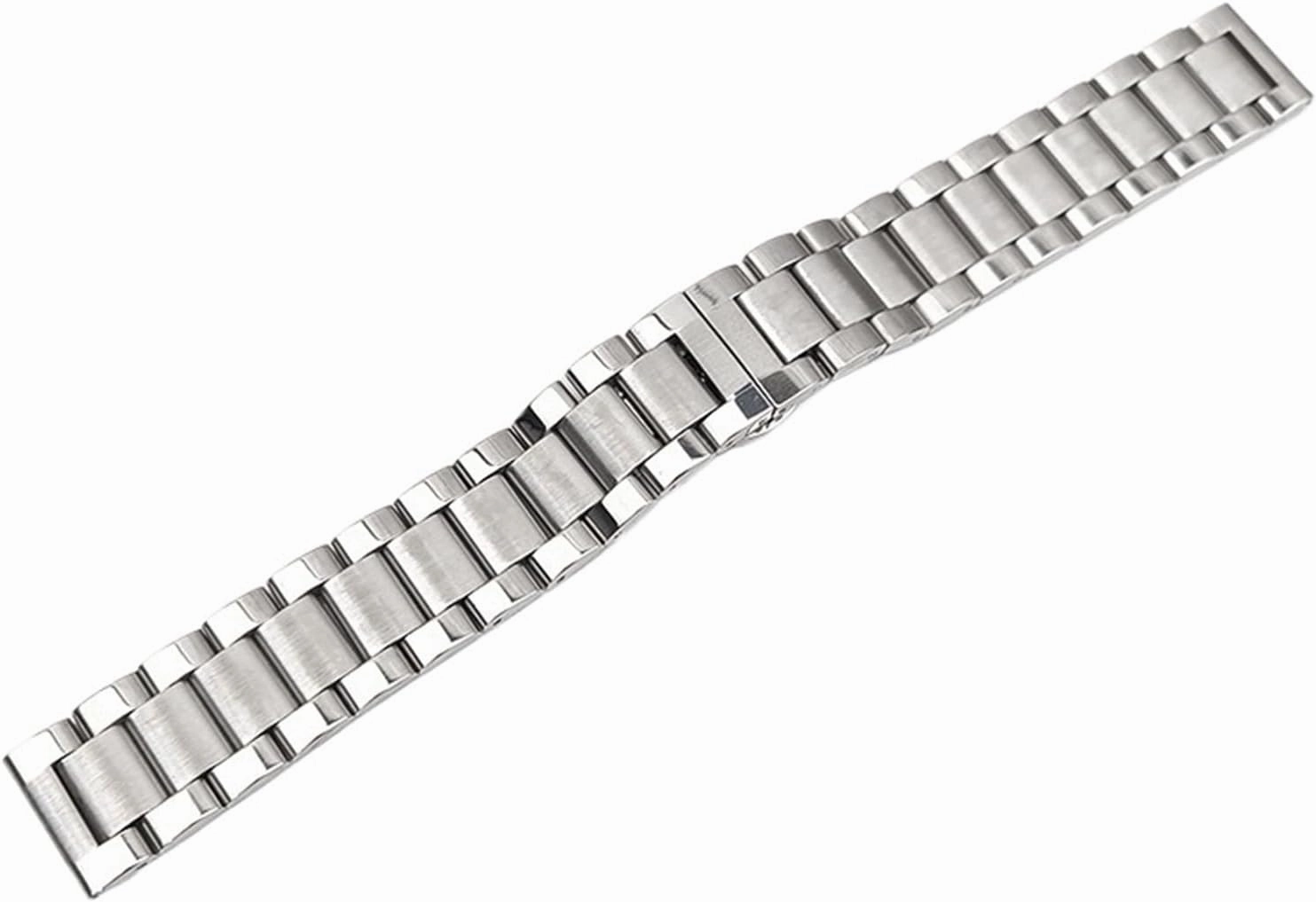 Stainless Steel Watch Band Universal Adjustable Bracelet Men Women Bracelet Suitable for 16mm 17.5mm 20mm 23mm Smart Watch Quartz Watch