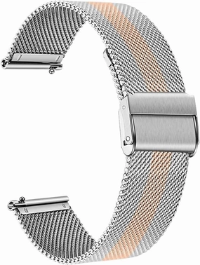 Stainless Steel Watchband Compatible with Watch3 41mm 45mm Quick Release Band Mesh Strap Watch 3 Wristband Rose Gold