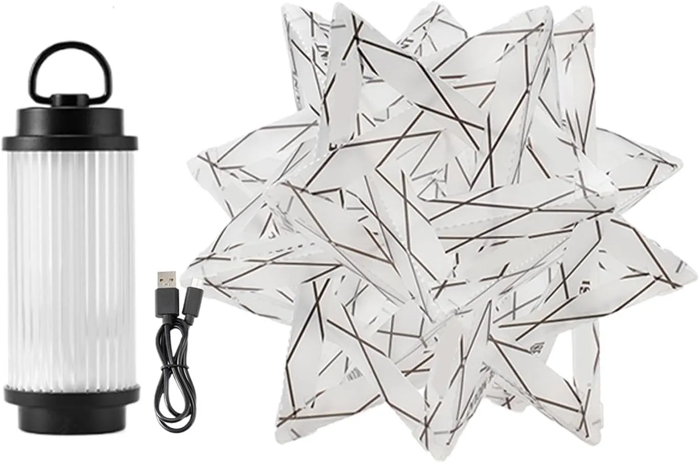 Star Light for Camping - Waterproof Polar Star Camping Lights - Outdoor Lighting, PP Board Lampshade Ornament, Camp Gear for Patio Awning Garden Party