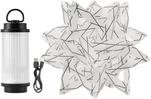 Star Light for Camping - Waterproof Polar Star Camping Lights - Outdoor Lighting, PP Board Lampshade Ornament, Camp Gear for Patio Awning Garden Party