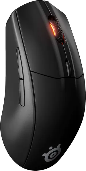 SteelSeries Rival 3 Wireless Gaming Mouse – 400  Hour Battery Life – Dual Wireless 2.4 GHz and Bluetooth 5.0 – 60 Million Clicks – 18,000 CPI TrueMove Air Optical Sensor,Black