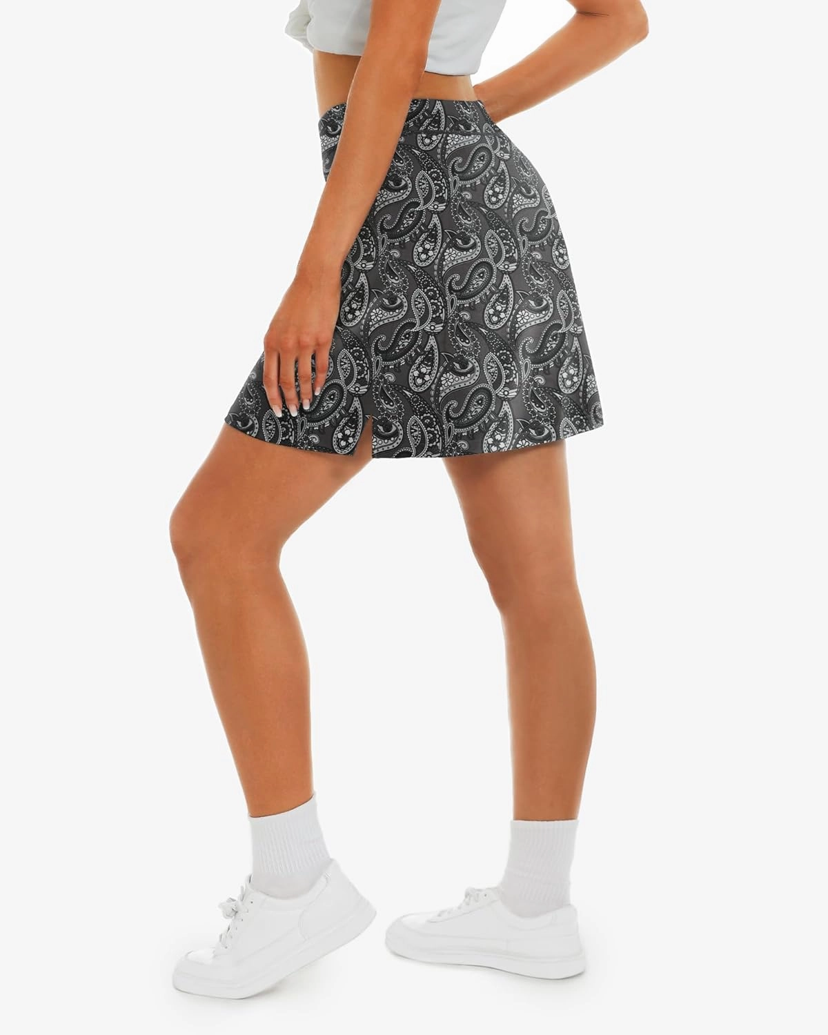 Stelle Women's Athletic Skorts 17" Golf Skirts Inner Shorts Tennis Skort with 2 Pockets Running Sports Pickleball Skirt