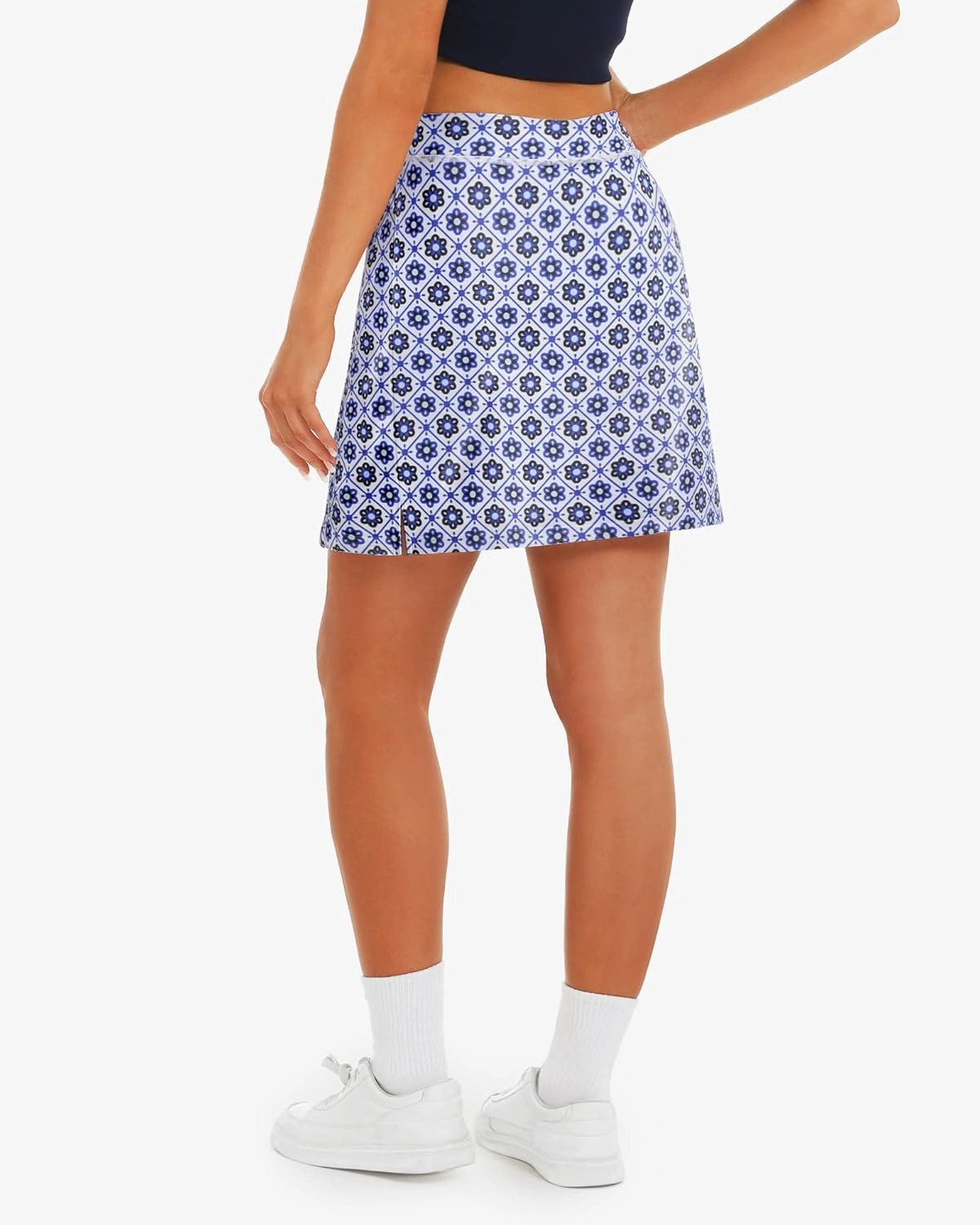 Stelle Women's Athletic Skorts 17" Golf Skirts Inner Shorts Tennis Skort with 2 Pockets Running Sports Pickleball Skirt