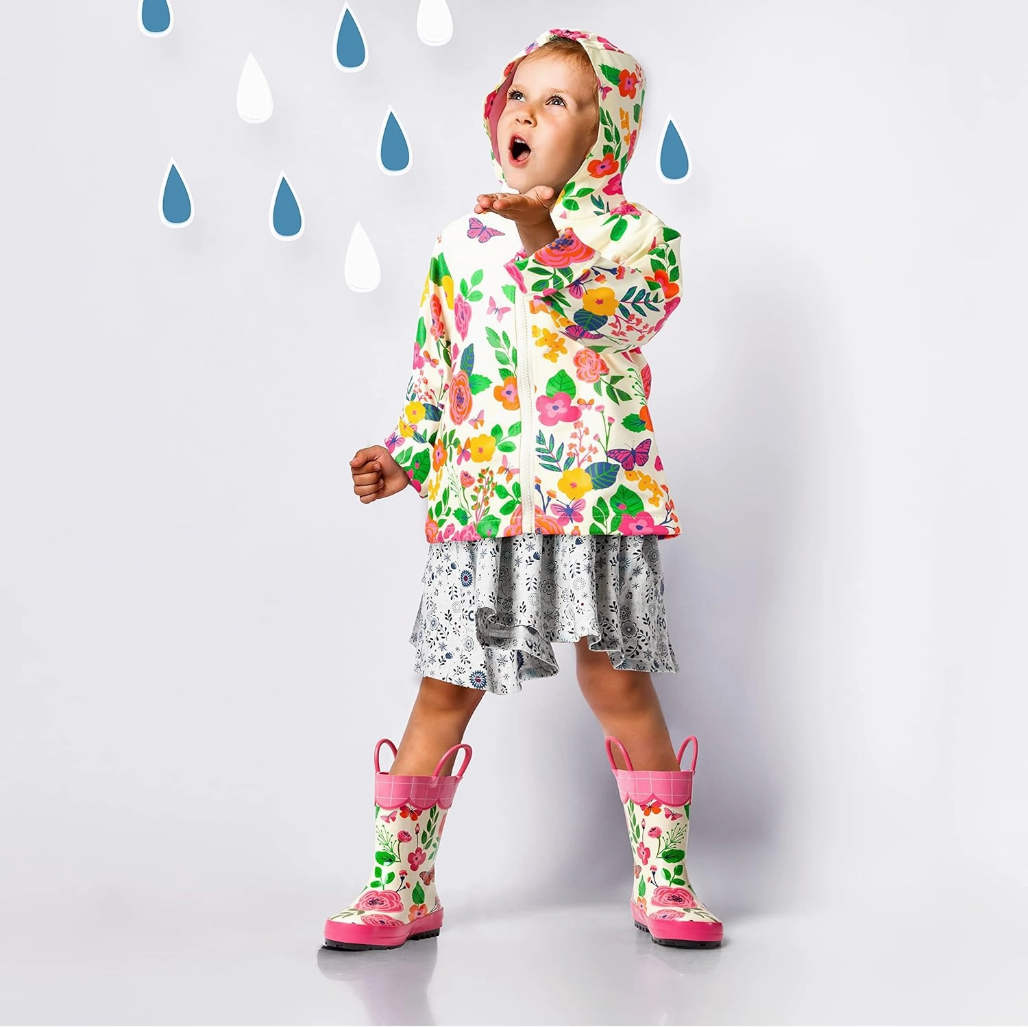 Stephen Joseph Baby Girls Raincoat