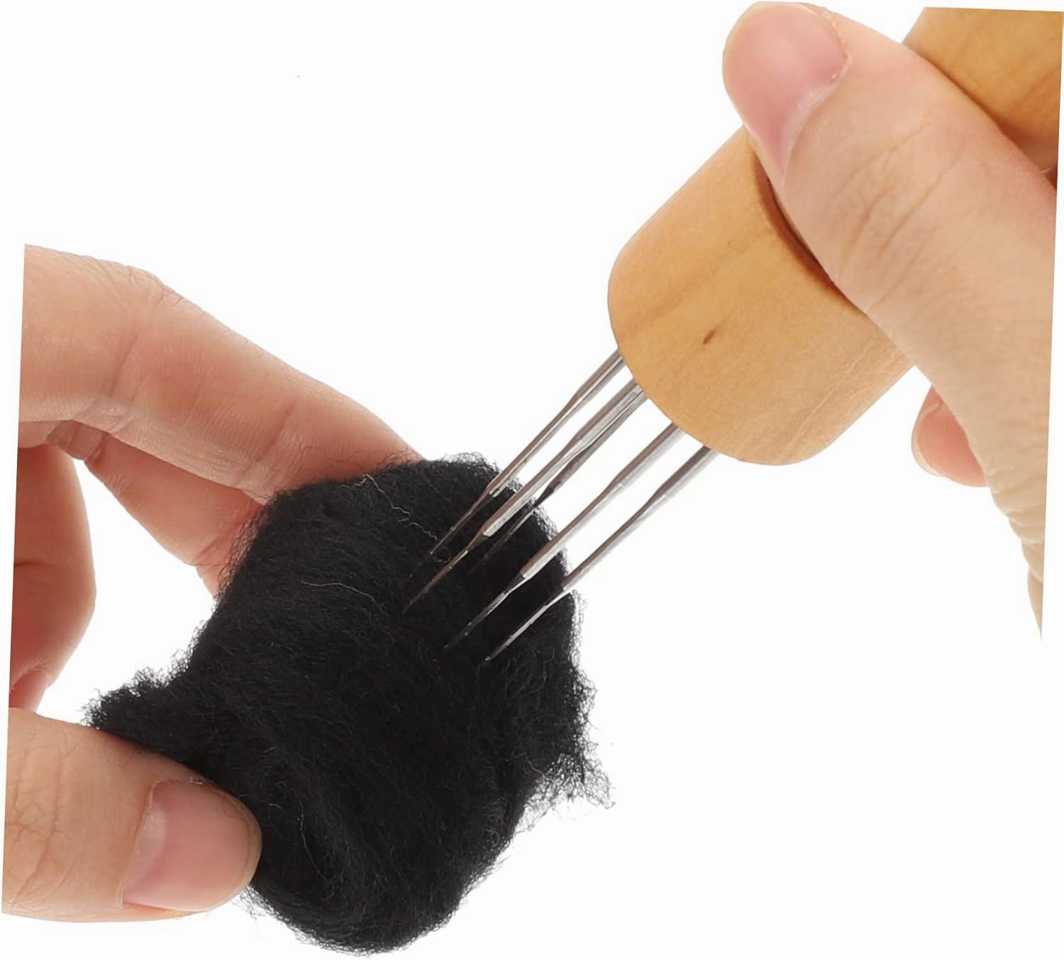 STOBOK 4 Sets Craft Kit Felt Balls for Crafts Felting Wool Kit for Beginners Random Color