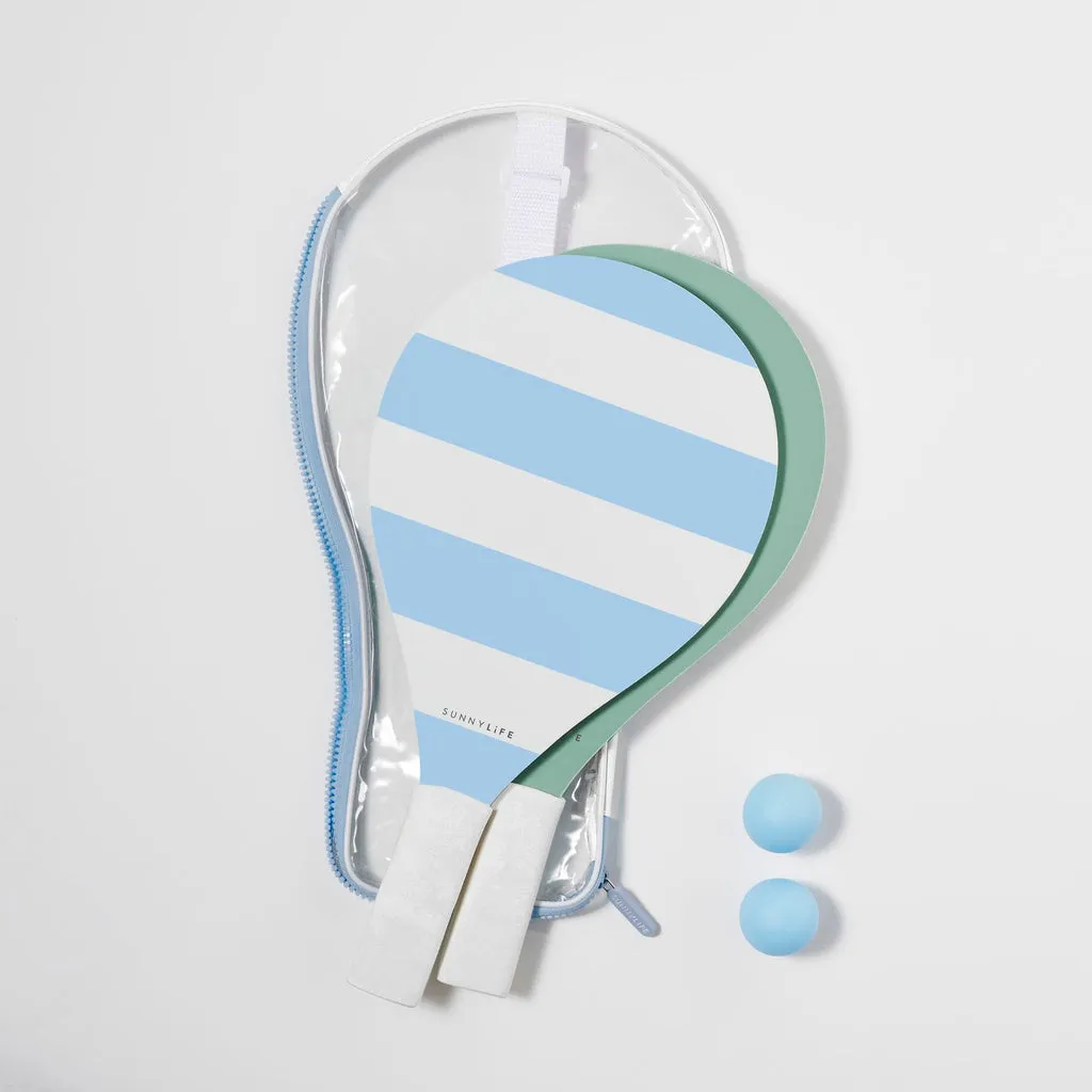 Strandtennis Set Stripe translates to Beach Tennis Set Stripe.