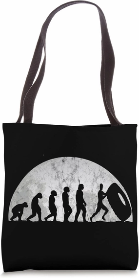 Strongman Evolution - Evolution Of Man tire bodybuilding Tote Bag