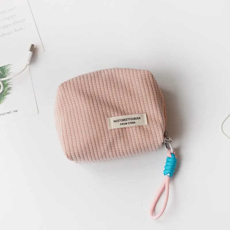 Style Large Capacity Portable Female Cartoon Pouch Cute Sanitary Bags