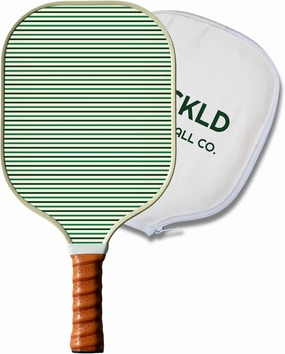 Stylish Premium Pickleball Paddle Racket | Durable Fiberglass Surface | Honeycomb Core | Perfect Addition to a Pickleball Set | Indoor Outdoor Pickle Ball Paddle