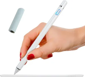 Stylus Pen Pencil 1st Generation Gen Replacement for Apple iPad Pro 1st iPad 1st 2nd 3rd 4th 5th iPad Mini 1 2 3 4 iPad Air 1st 2nd iOS Android Capacitive Tablet Touch Screen   Free Holder (White)