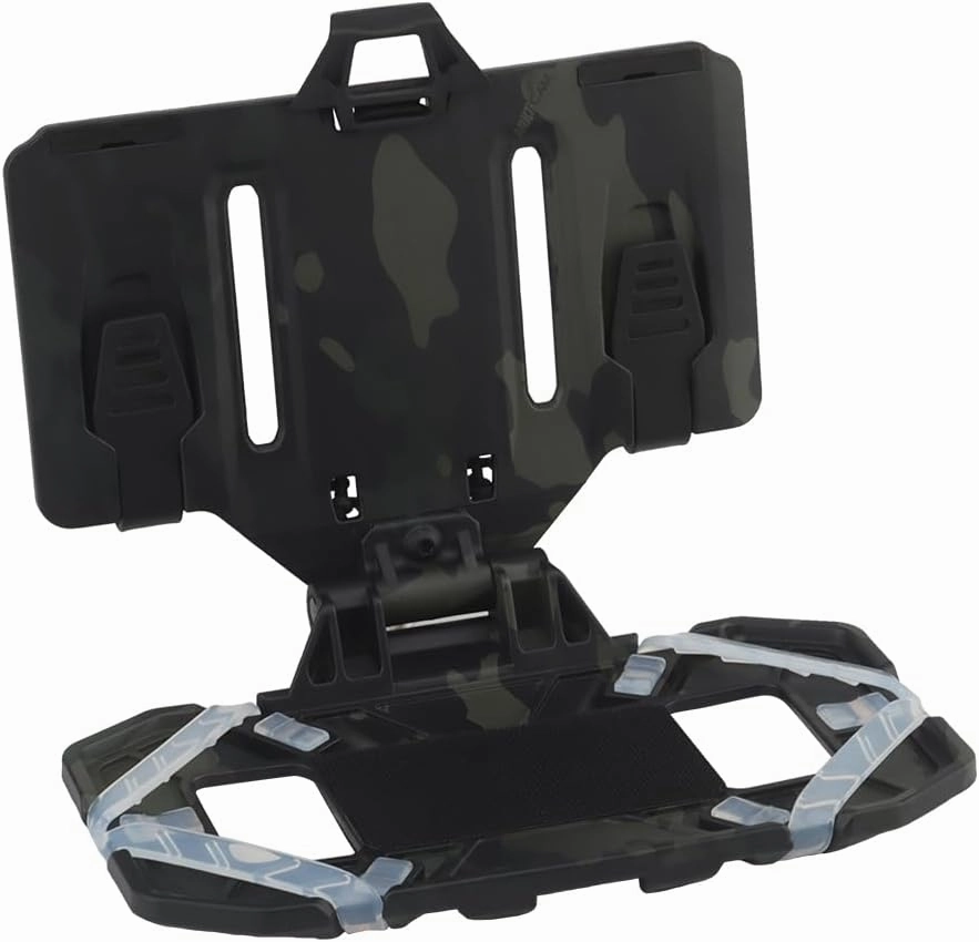 Tactical Folding Phone Navigation Hang Board,MOLLE Vest Phone Holder for Outdoor Airsoft Hunting Game