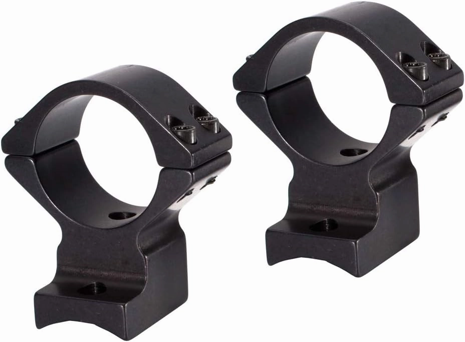 Talley Lightweight Alloy 1in Medium Black Rings/Base Set Compatible with Kimber