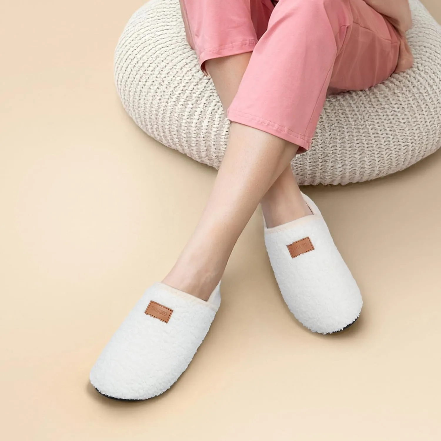 Tanamo House Slippers for Women Men Indoor Barefoot Slippers Socks Slip on House Shoes Cozy Comfy Slippers for Home Bedroom Travel Yoga