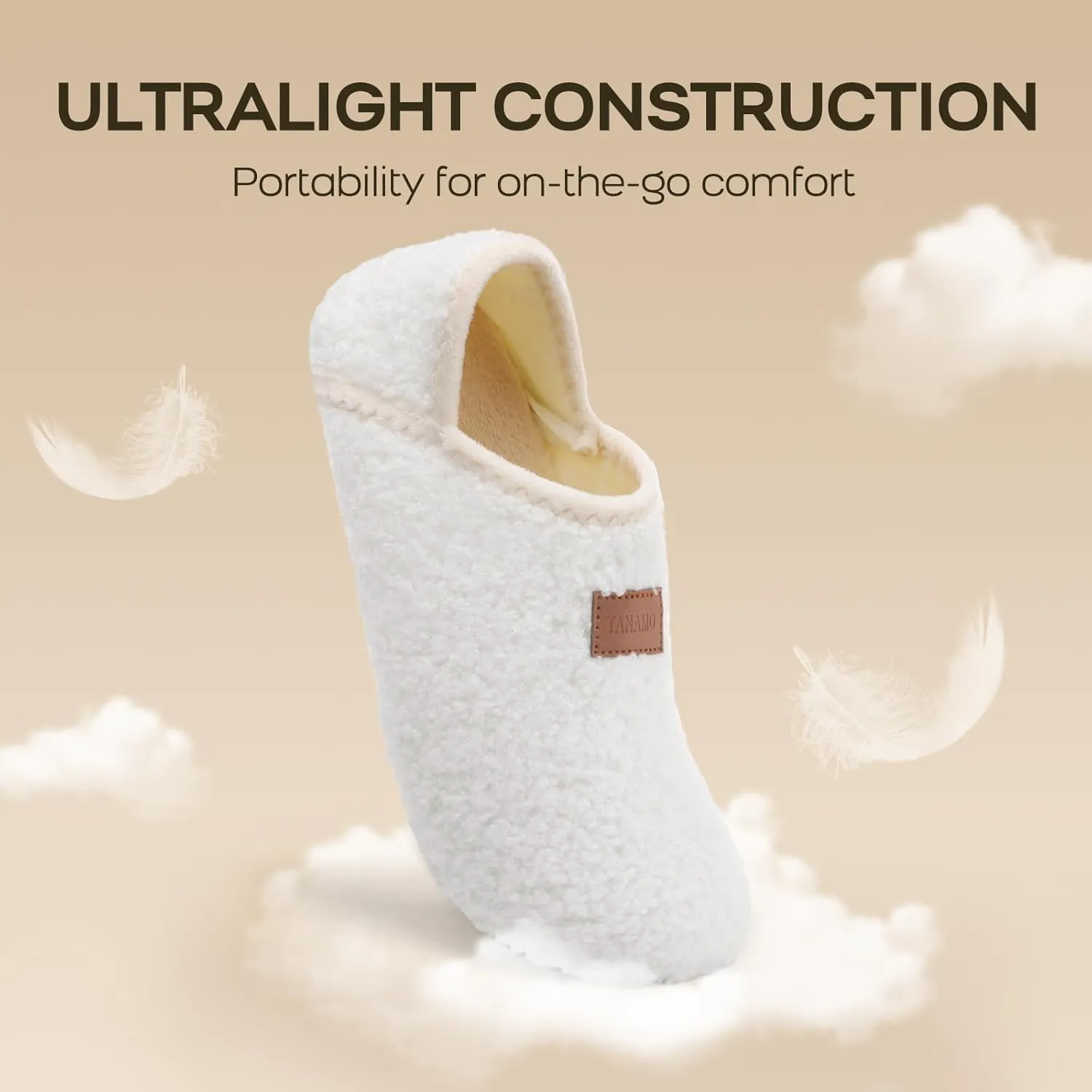 Tanamo House Slippers for Women Men Indoor Barefoot Slippers Socks Slip on House Shoes Cozy Comfy Slippers for Home Bedroom Travel Yoga