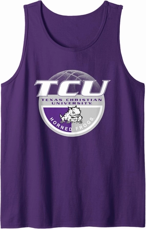 TCU Horned Frogs Basketball Dunk Purple Officially Licensed Tank Top