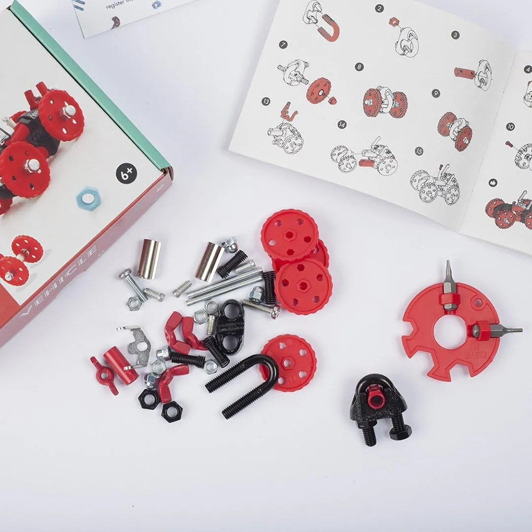 The Off Bits Vehicle Stem Building Toys, Educational Build Your Own Robot Toy for Kids Age 6 7 8 9  Year Old Boys & Girls, Stem Engineering Kit, Construction Toys Steam Gift Ideas - FormulaBit