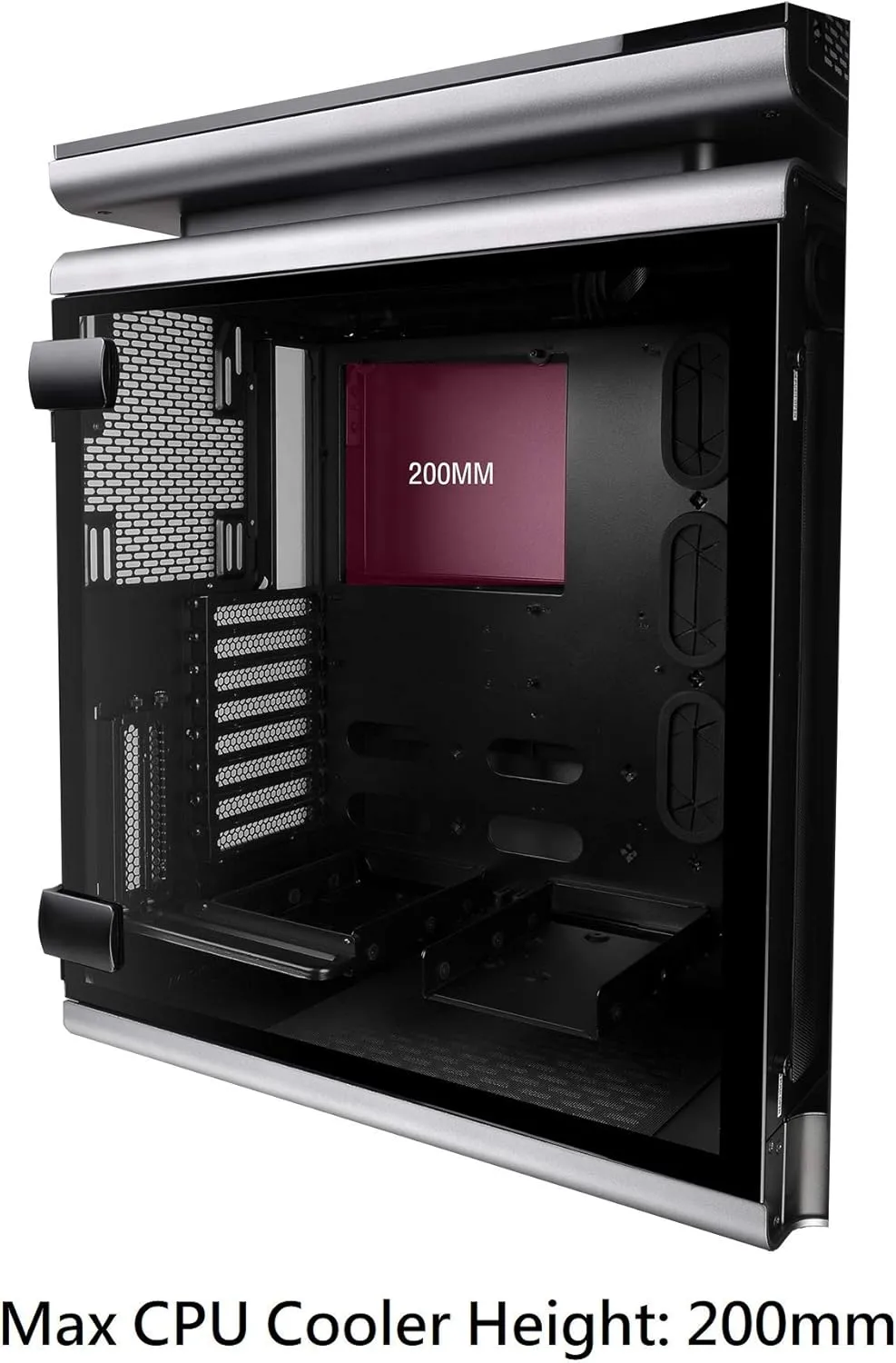 Thermaltake Level 20 E-ATX Full Tower Gaming Computer PC Case with 3 Riing Plus 140mm RGB Fan   2 Lumi Plus LED Strips Pre-Installed CA-1J9-00F9WN-00