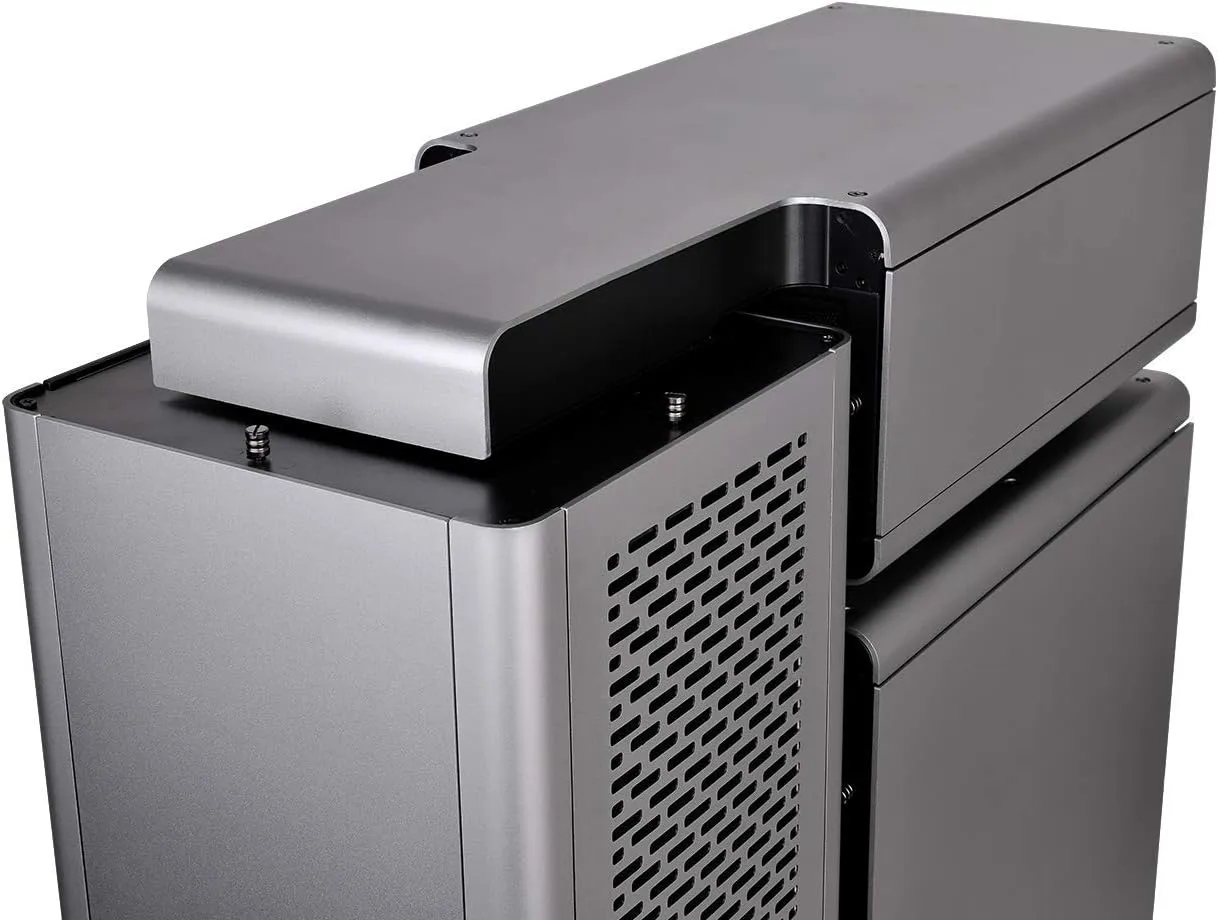 Thermaltake Level 20 E-ATX Full Tower Gaming Computer PC Case with 3 Riing Plus 140mm RGB Fan   2 Lumi Plus LED Strips Pre-Installed CA-1J9-00F9WN-00