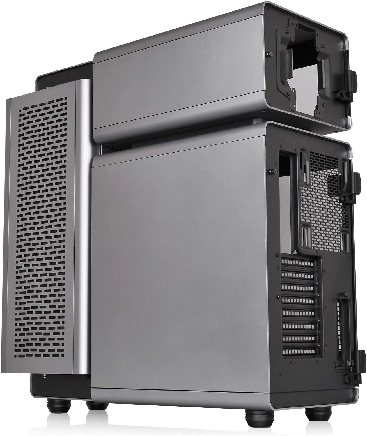 Thermaltake Level 20 E-ATX Full Tower Gaming Computer PC Case with 3 Riing Plus 140mm RGB Fan   2 Lumi Plus LED Strips Pre-Installed CA-1J9-00F9WN-00