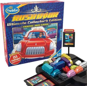 Think Fun Rush Hour Ultimate Collectorâ€™s Edition â€“ Escape Gridlock in Style for Ages 8 and Up (76243)