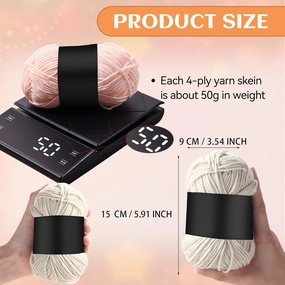 Timgle 20 Skeins Soft Milk Cotton Yarn Assorted Colors Sport Weight Yarn for Crochet Knitting Cotton Blanket Yarn for DIY Crafts, Each 50g/145 Yard, 20 Colors(4 Ply,Earth Tone)