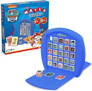 Top Trumps Match Game Paw Patrol - Family Board Games for Kids and Adults - Matching Game and Memory Game - Fun Two Player Kids Games - Memories and Learning, Board Games for Kids 4 and up