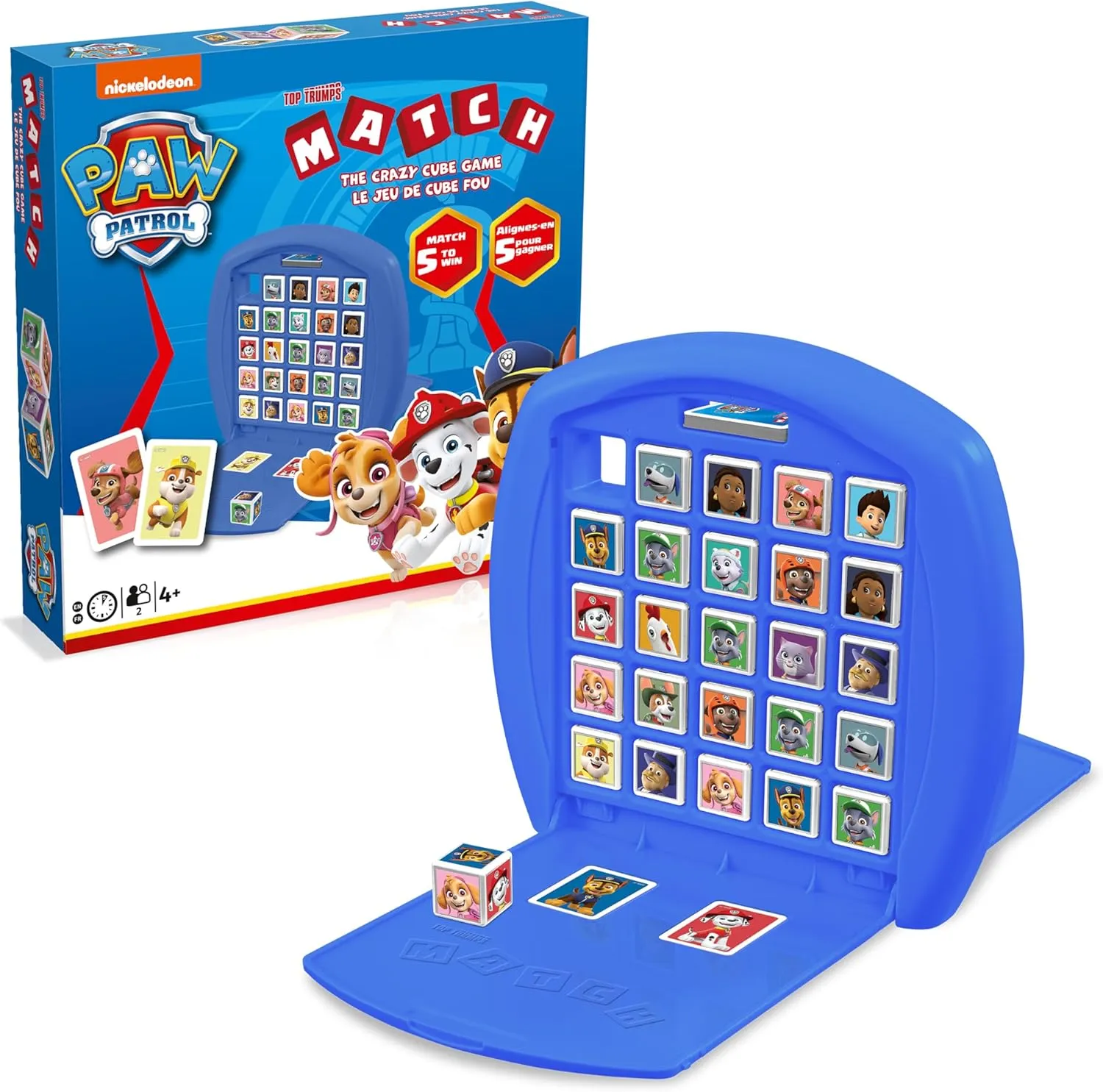 Top Trumps Match Game Paw Patrol - Family Board Games for Kids and Adults - Matching Game and Memory Game - Fun Two Player Kids Games - Memories and Learning, Board Games for Kids 4 and up