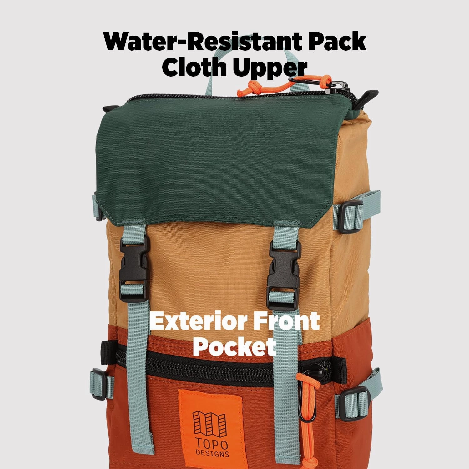 Topo Designs Rover Pack Mini - Coral/peppercorn - One Size