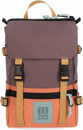 Topo Designs Rover Pack Mini - Coral/peppercorn - One Size