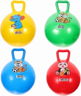 TOYANDONA Ball Children 4pcs Jumping Bouncing for Exercise Toy Color Animal Fitness Children Inflatable Pattern Balls Random Kindergarten Balance Bouncy Bounce Ball