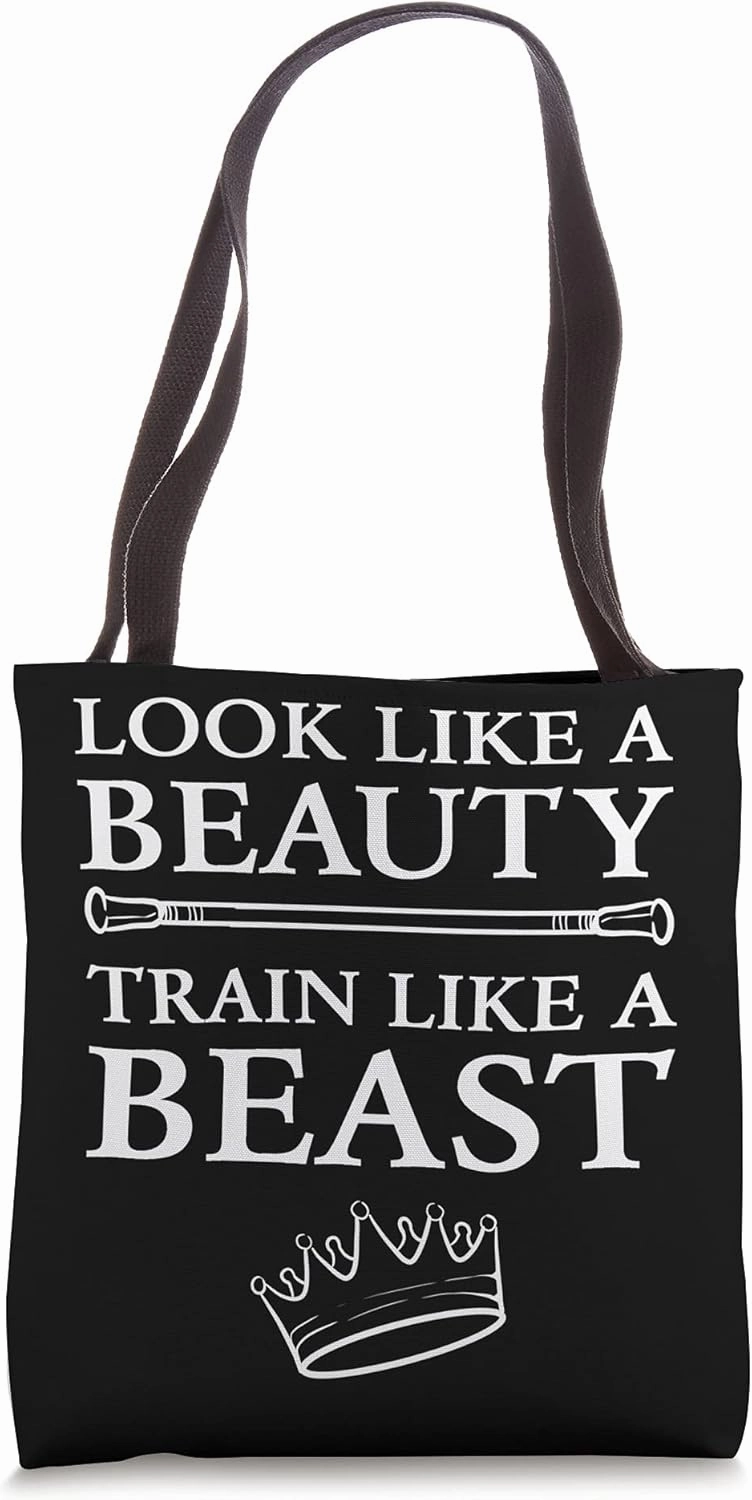 Train like beast Pageant Queen Tote Bag