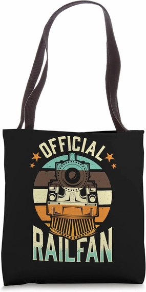 Train Model Railroad Rairoad Locomotive Railfan Tote Bag