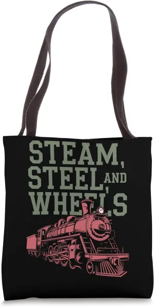 Trainspotting Railway Enthusiast Locomotive Lover Train Tote Bag