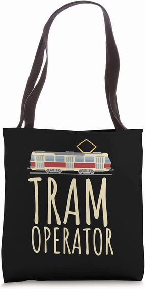 Tram Vehicle Train Streetcar Trolley Cablecar Gondola Tote Bag