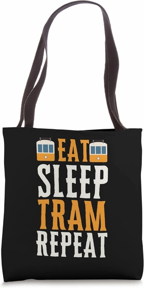 Tram Vehicle Train Streetcar Trolley Cablecar Gondola Tote Bag