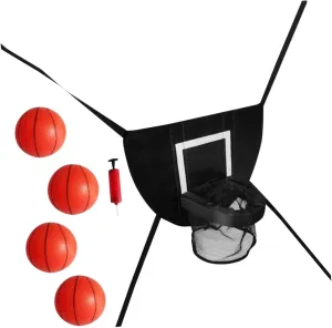 Trampoline Basketball Hoop Basketball Goal for Trampoline Universal Trampoline Game Accessories with Pump and 3 Mini Ball