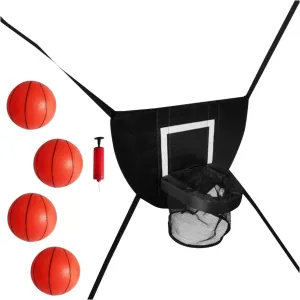 Trampoline Basketball Hoop with Pump and 3 Mini Ball Trampoline Accessories