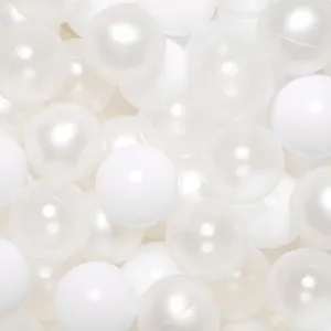 TRENDPLAY Plastic Balls for Ball Pits, Pack of 100 Hollow Balls, Perfect for Toddler Baby Pools,Party Decoration, 2.2 Inch 2.4 Inch 2.75 Inch