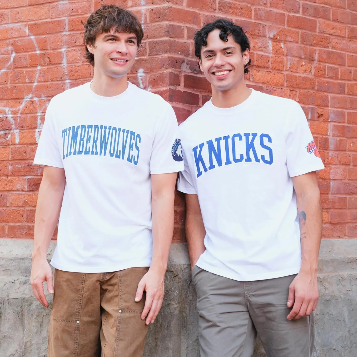 Ultra Game Men's NBA Official Embroidered Letters Super Soft T-Shirt