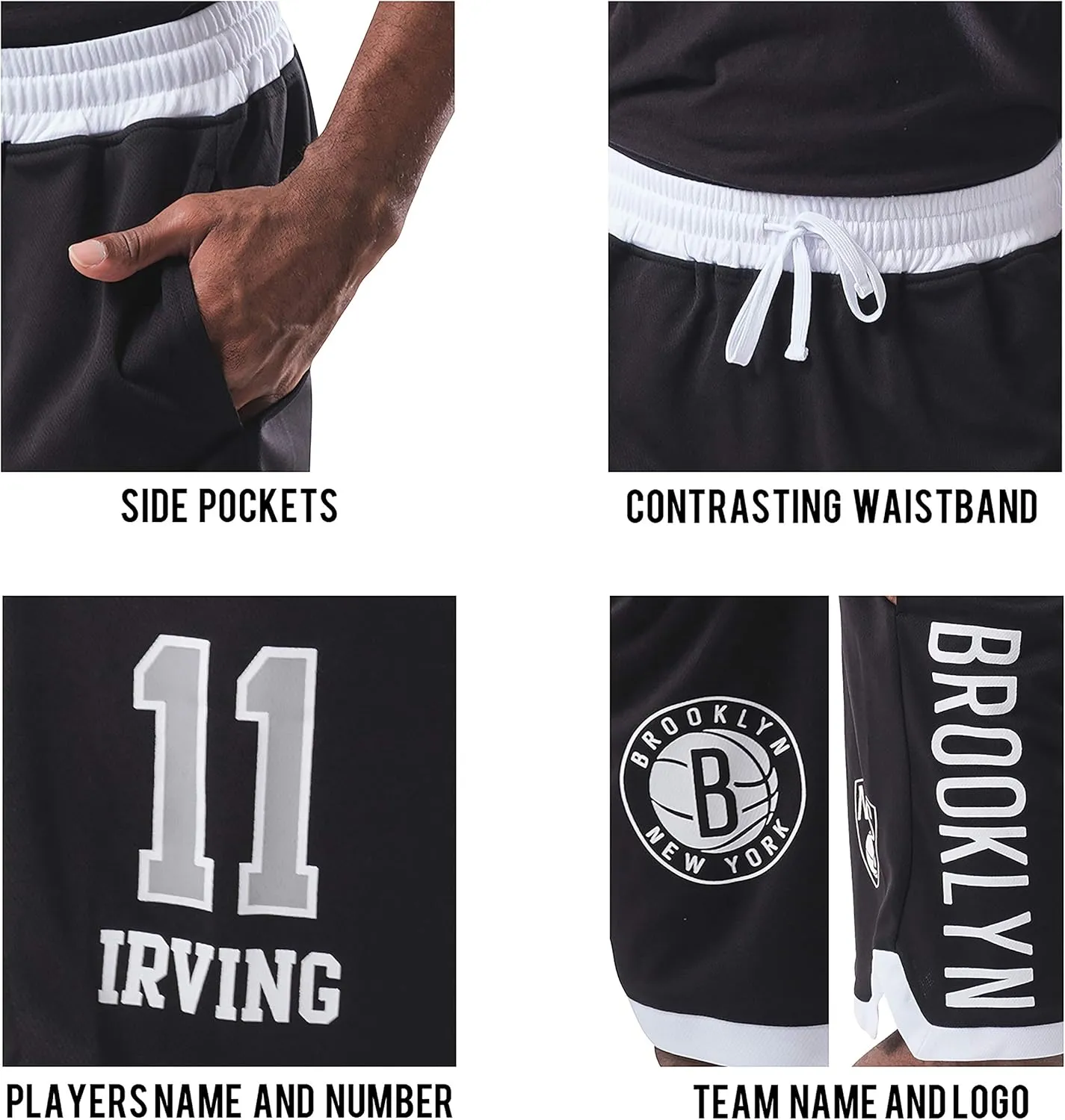 Ultra Game Men's NBA Official Players Active Soft Workout Basketball Training Shorts