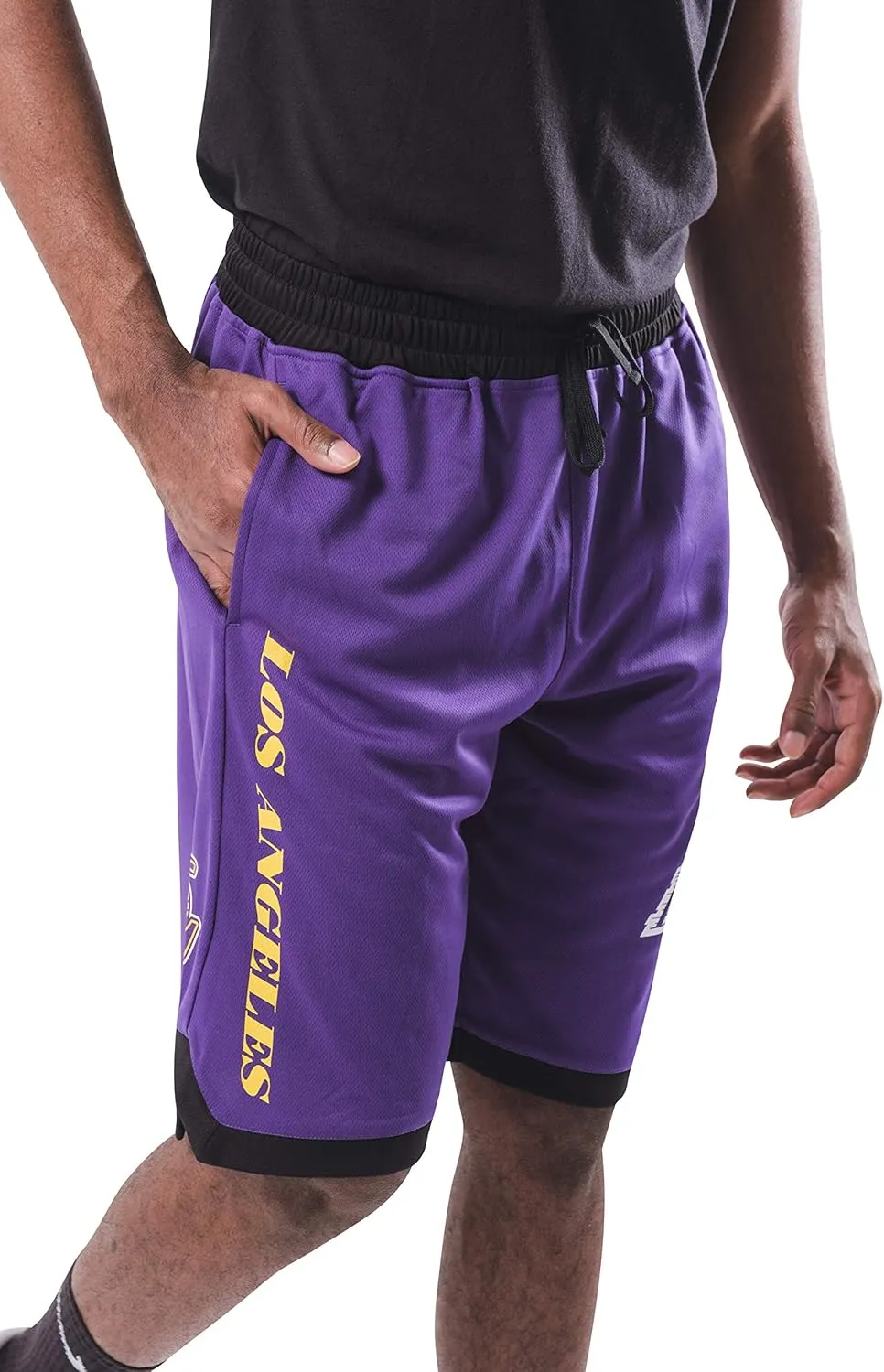 Ultra Game Men's NBA Official Players Active Soft Workout Basketball Training Shorts