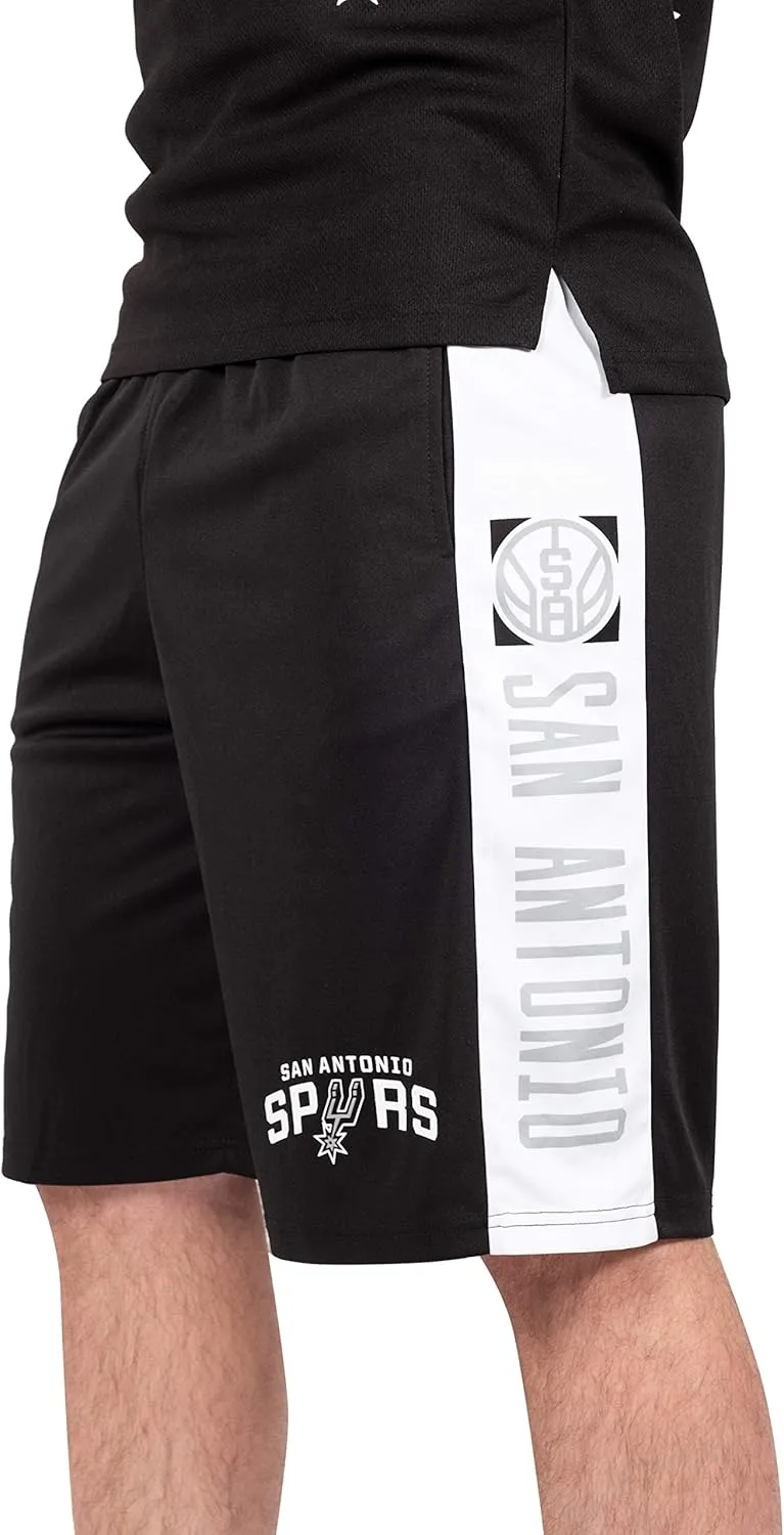 Ultra Game Men's NBA Official Super Soft Active Workout Basketball Training Shorts