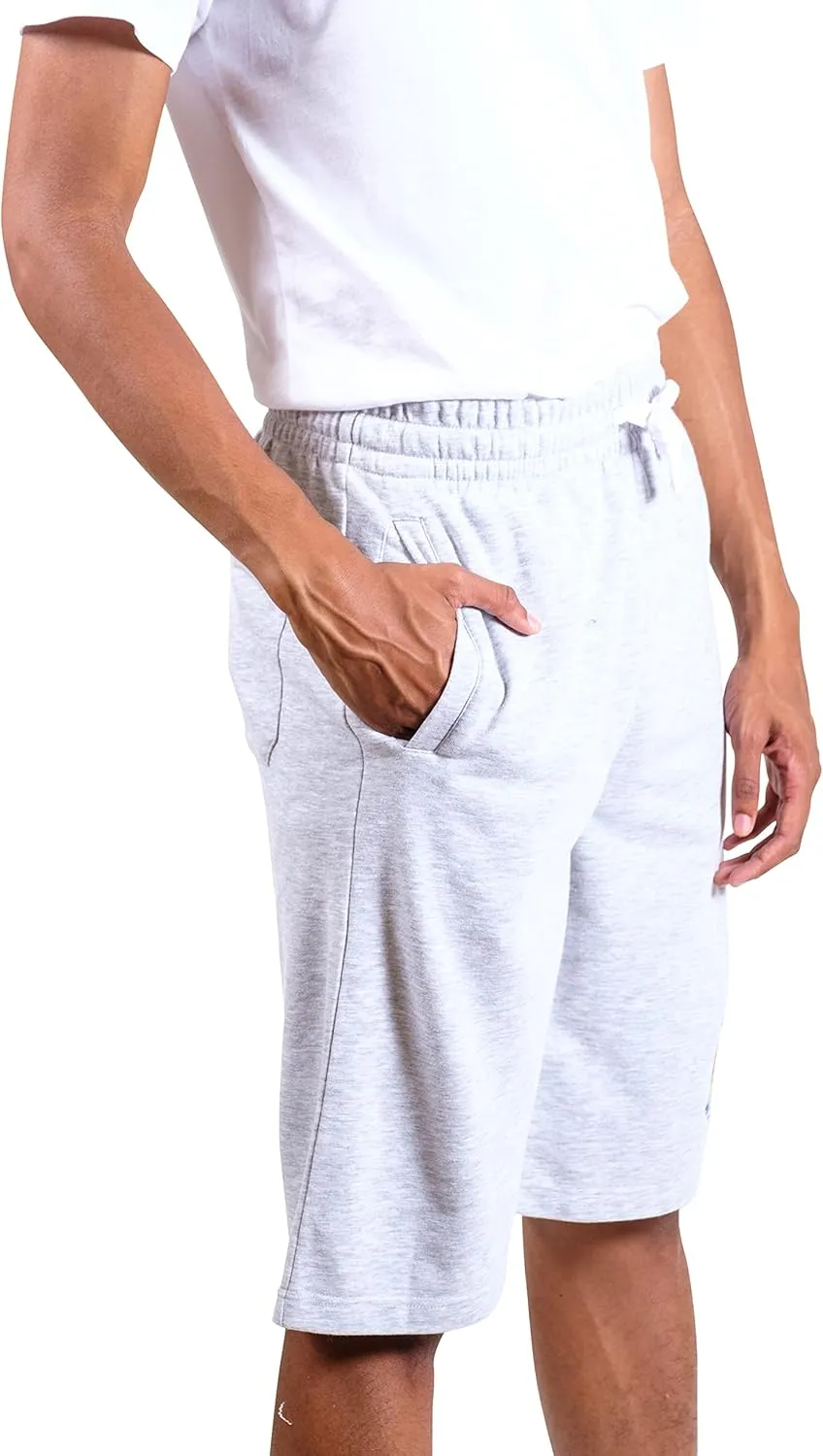 Ultra Game NBA Men's Super-Soft French Terry Basketball Shorts