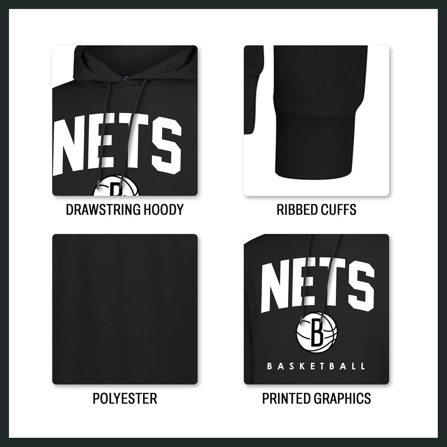 Ultra Game Youth NBA Official Super Soft Teamster Hoodie Sweatshirt