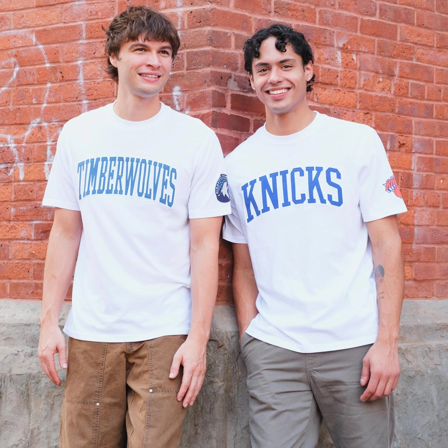 Ultra Game Men's NBA Official Embroidered Letters Super Soft T-Shirt