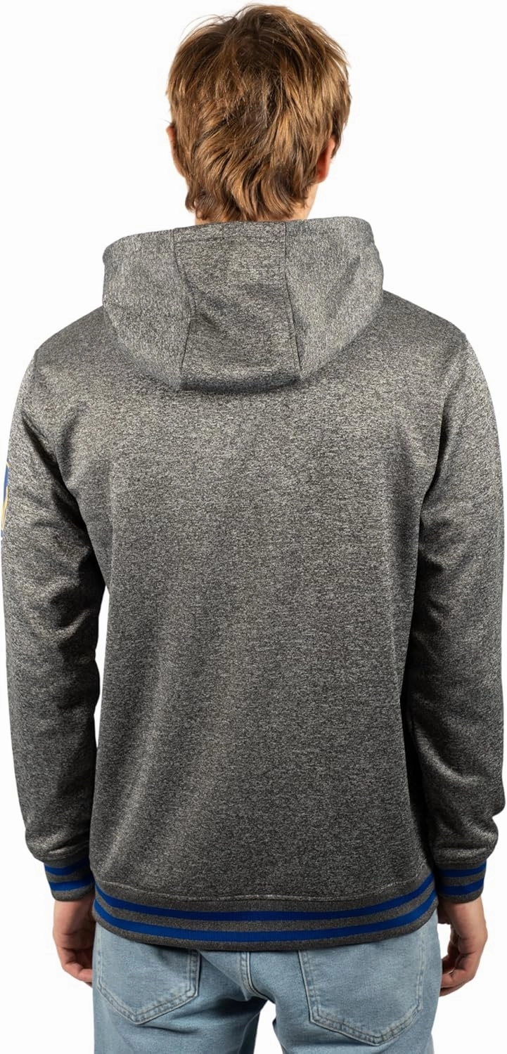 Ultra Game Men's NBA Official MVP Super Soft Full Zip Hoodie Sweatshirt