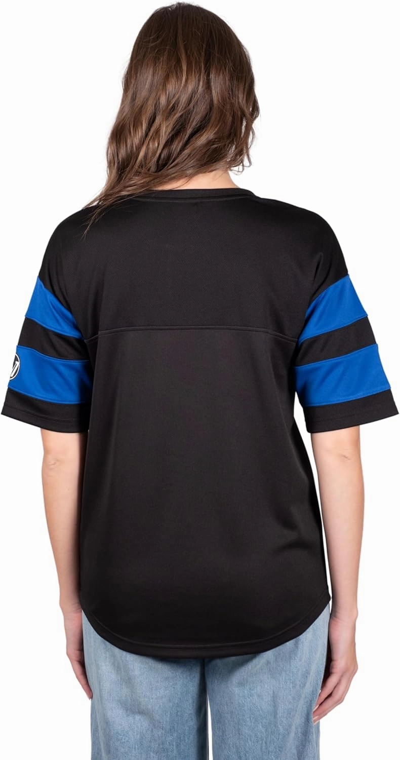 Ultra Game Women's Super Soft Mesh Lace-up Jersey Shirt