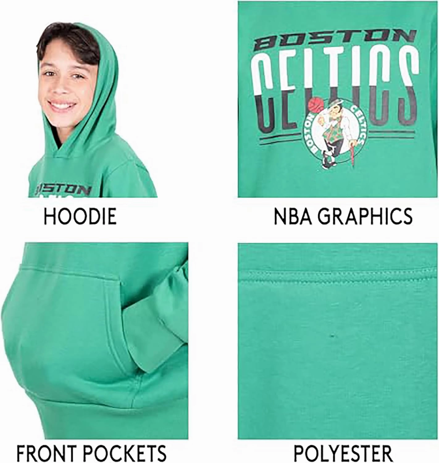 Ultra Game Youth NBA Official Super Soft MVP Pullover Hoodie Sweatshirt
